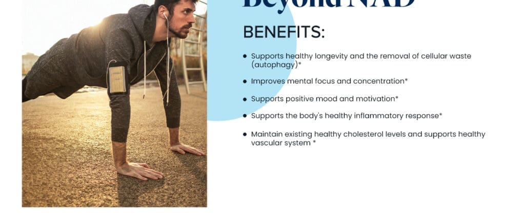 NAD Supplement Supports a Healthy Vascular System, Energy Supplements, and Focus Vitamins, NAD Supplements for Cellular Waste and Overall Health description 3